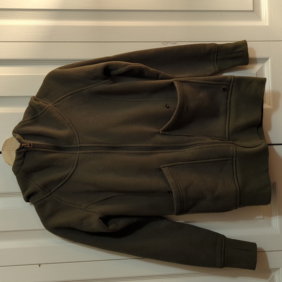 Women's Extra Small Dark Green Burton Hoodie w/ Thumb Holes - Picture 1 of 5